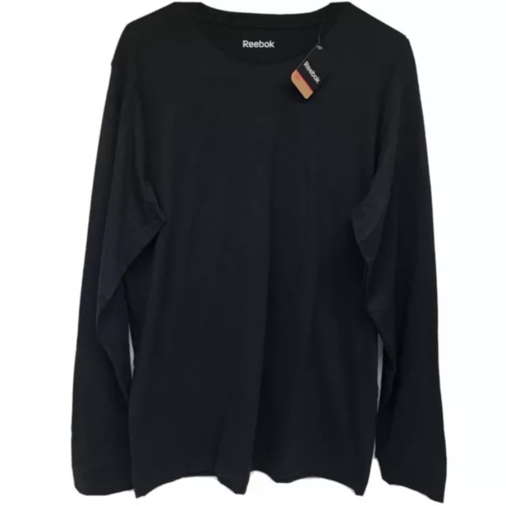 Reebok Sport Men’s Large OPP Jersey Tee Black Caviar Training Activewear